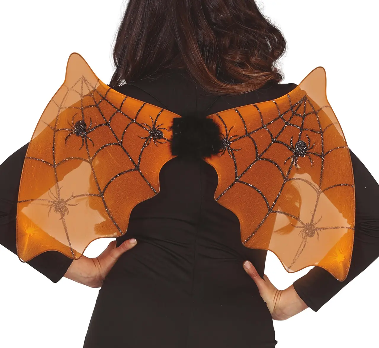 Orange flagermusvinger 60 × 35 cm