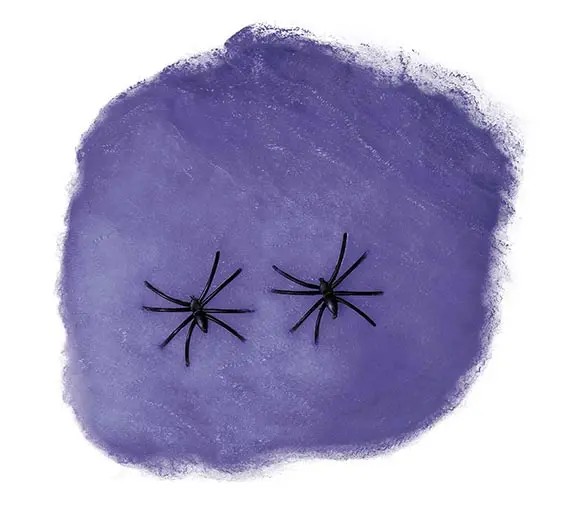Spindelvæv i pose, 60 g, lilla