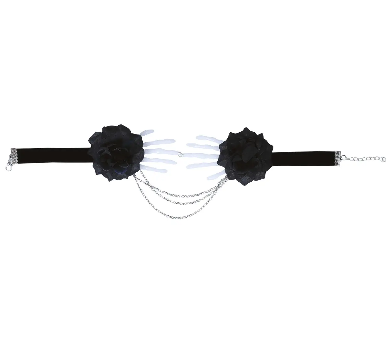Choker med skelethænder