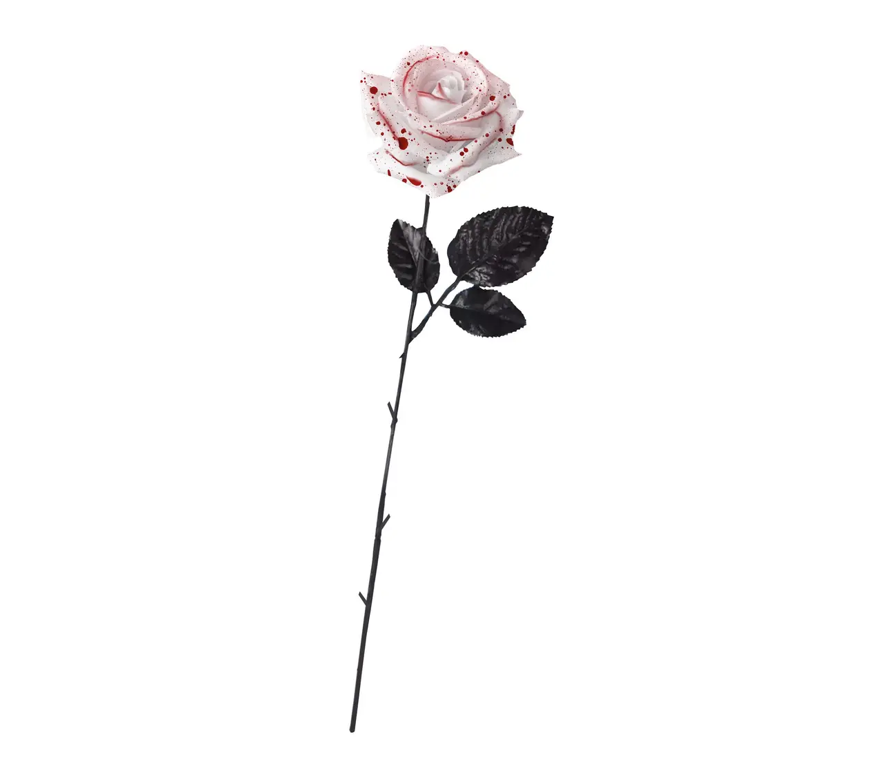 Hvid blomst med blod 42 cm