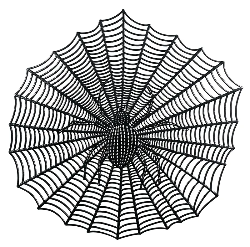 Dækkeserviet med spindelvæv, 38 cm, PVC