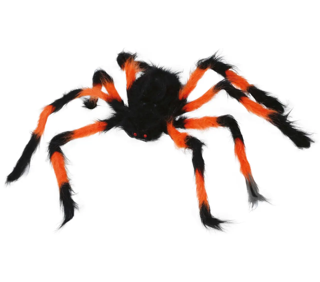 Orange og sort edderkop, 75 cm