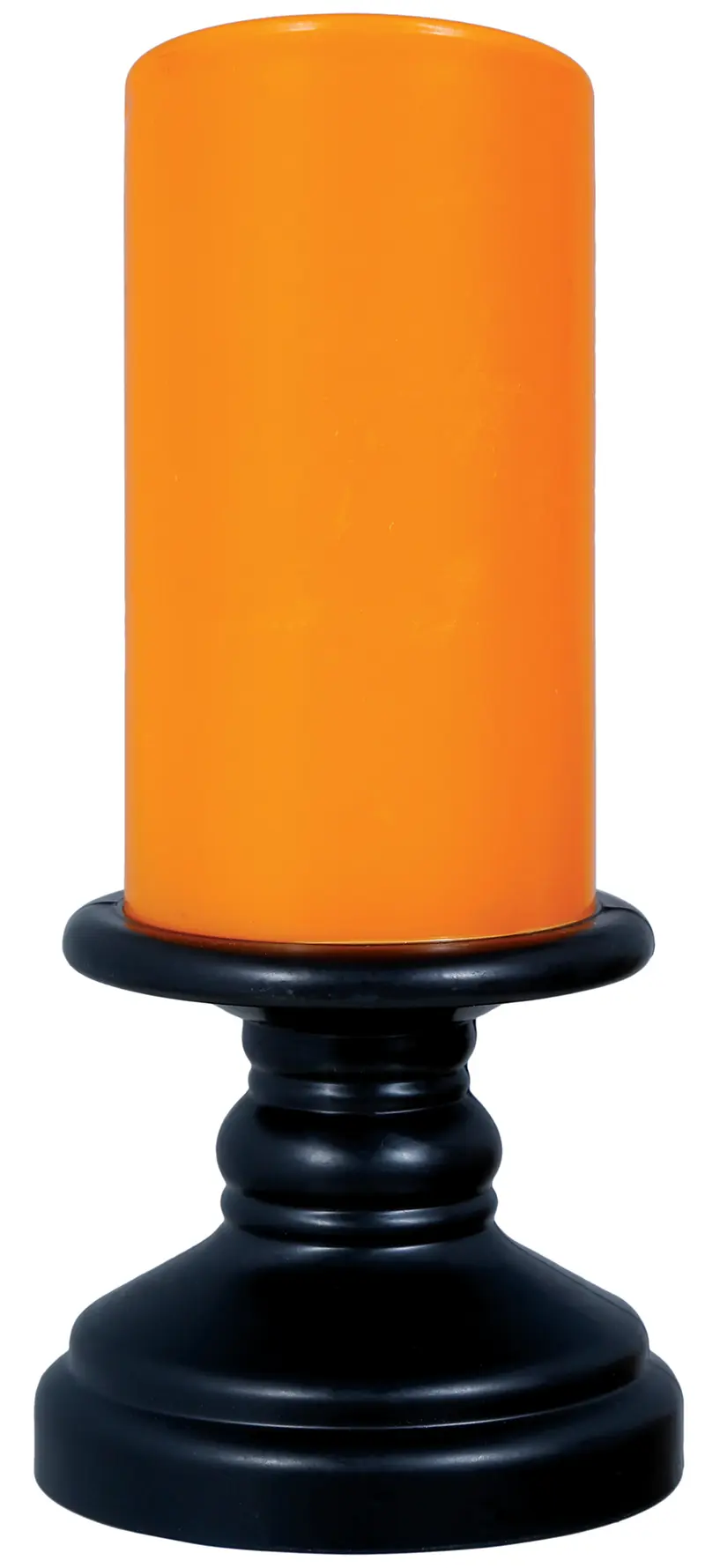 Orange lys med lyseffekt, 12,5 cm