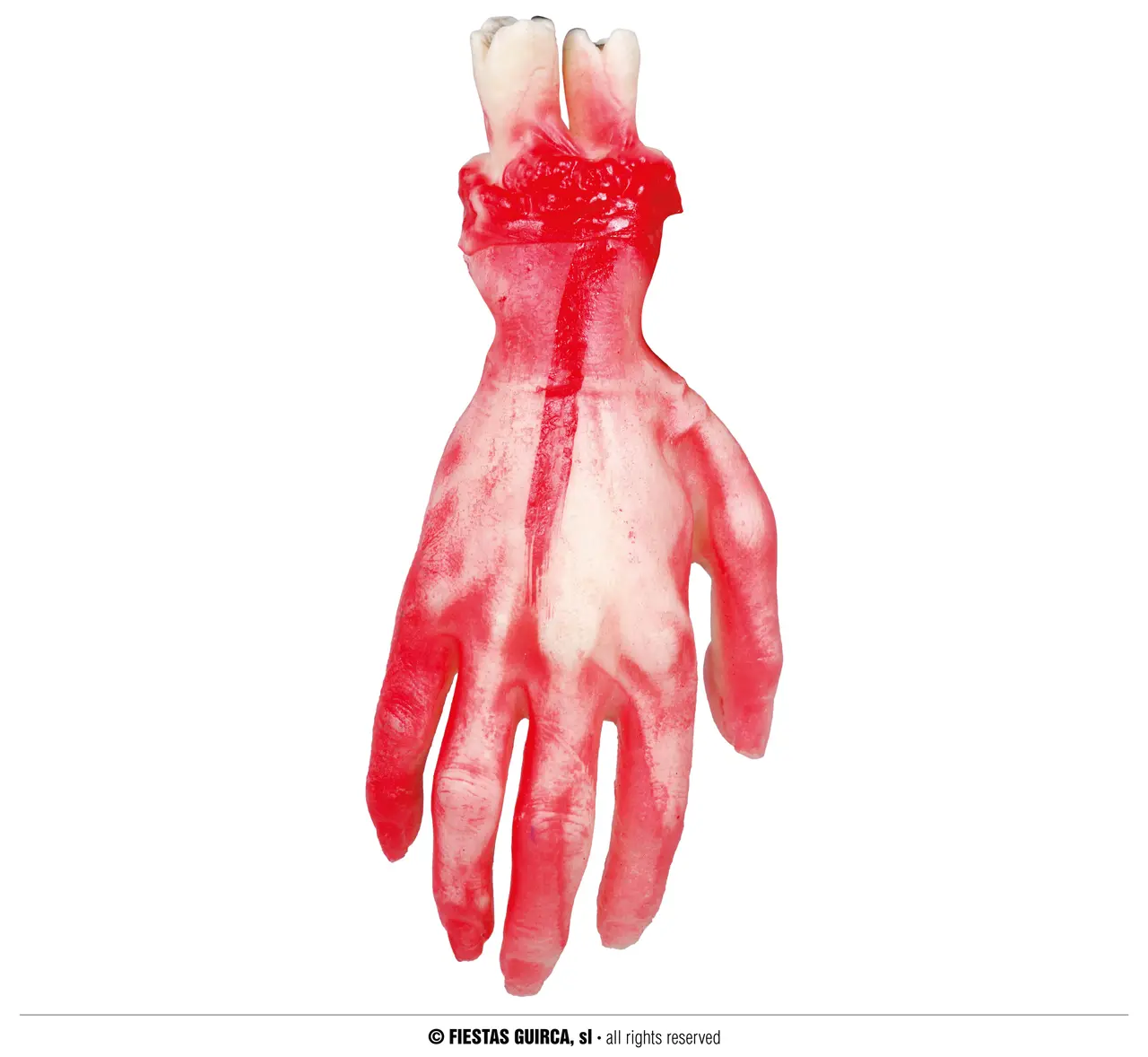 Hånd i latex, 25 cm