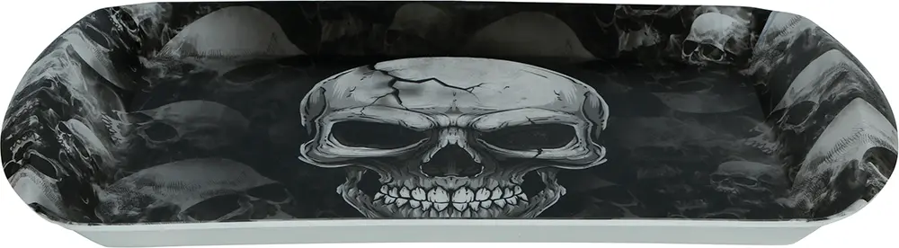 Bakke med kranier, 39 × 24 cm, plast