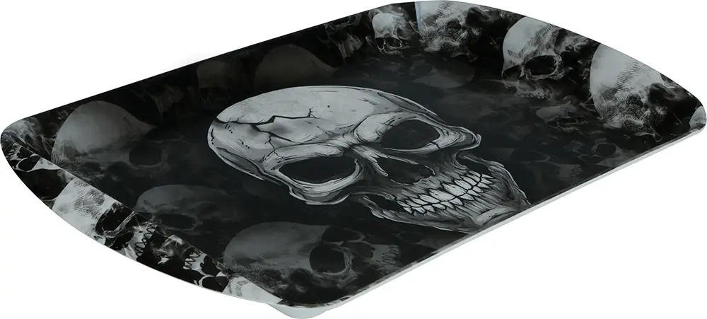 Bakke med kranier, 39 × 24 cm, plast