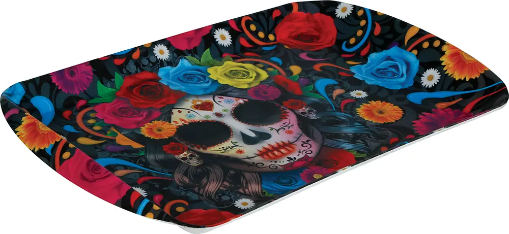 De Dødes Dag-bakke, plastik, 39 × 24 cm