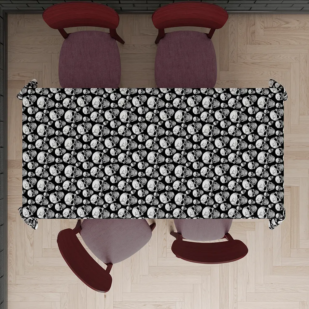 Dug med kranier 137 × 274 cm