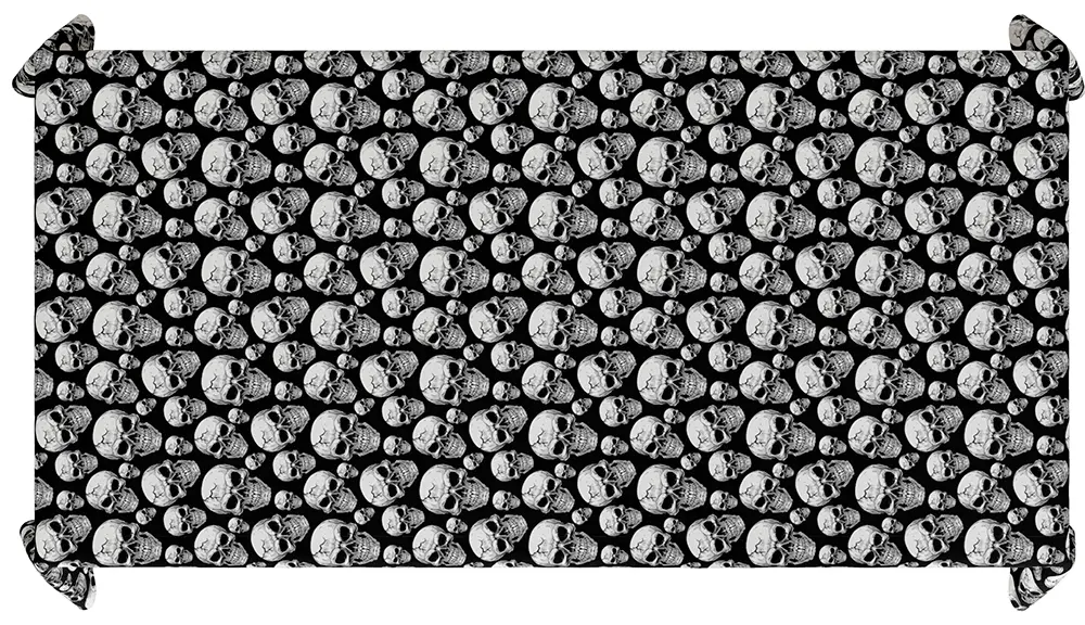 Dug med kranier 137 × 274 cm