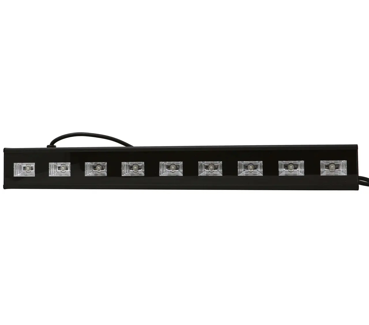 UV-sortlys med 9 LED, 9 × 3 W, til indendørs brug