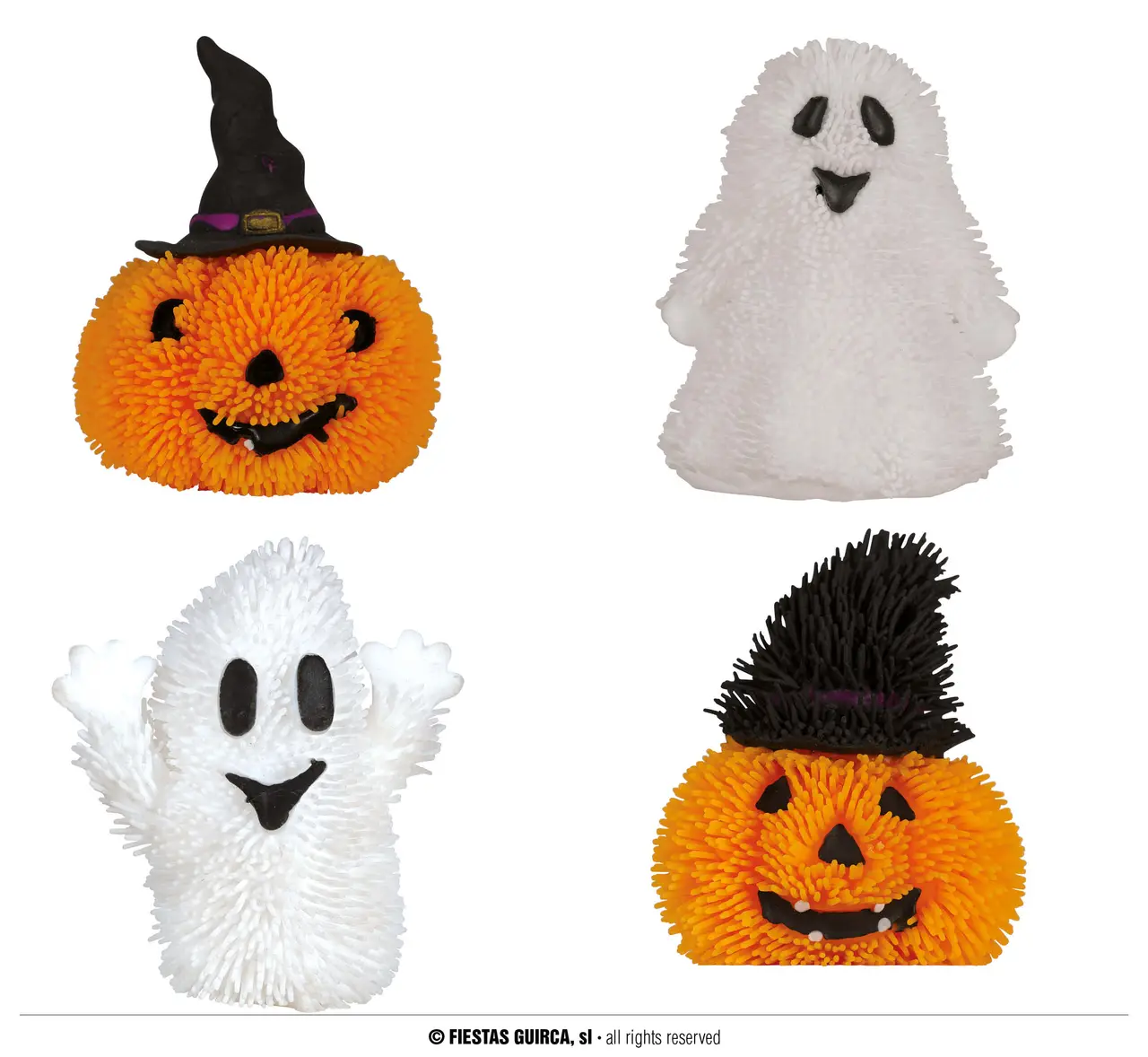 Assorteret gummifigur med lys, 7 cm