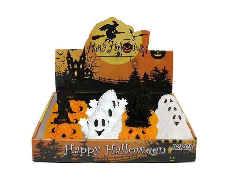 Assorteret gummifigur med lys, 7 cm