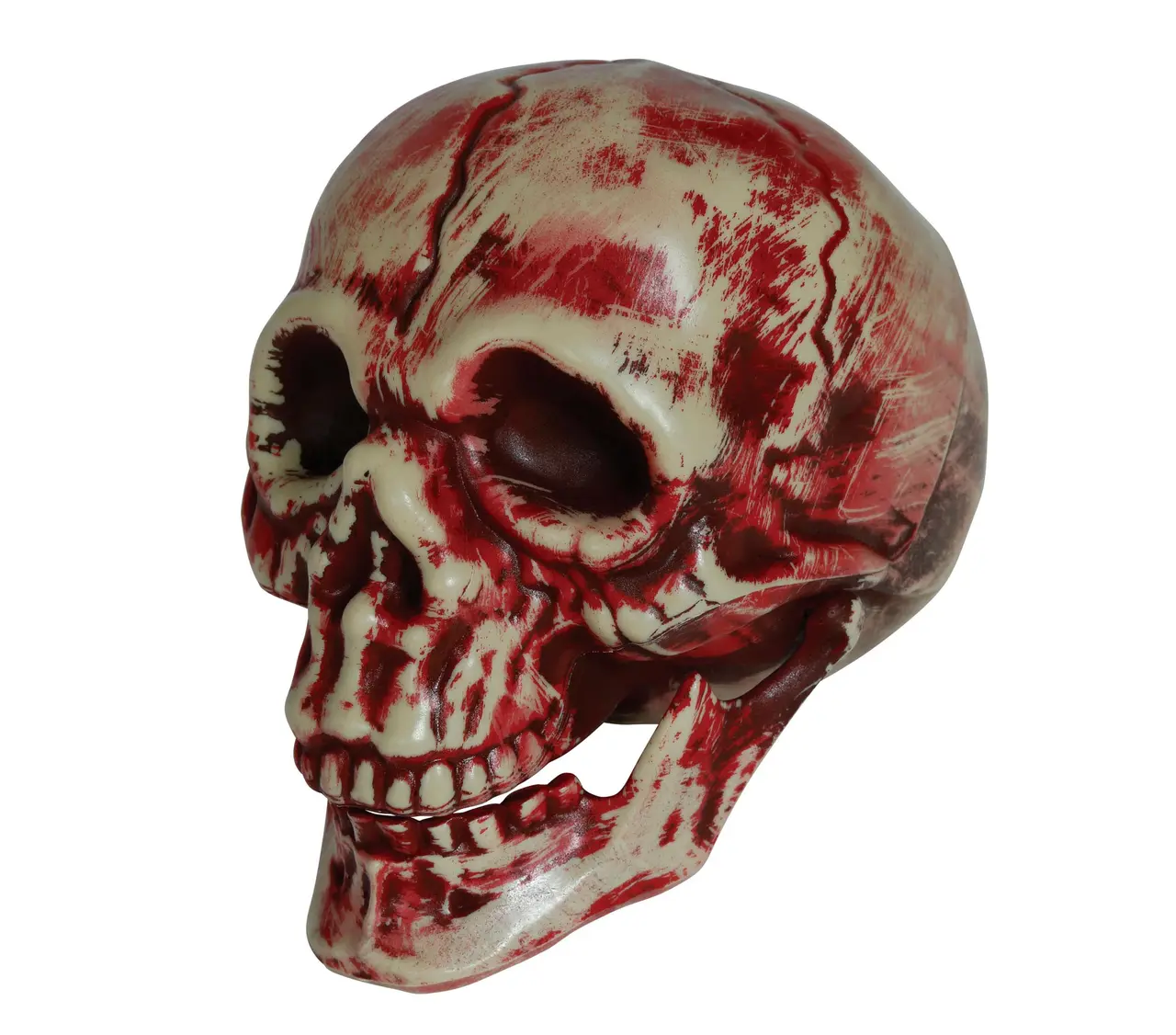 Blodigt kranie, 20 cm, PVC