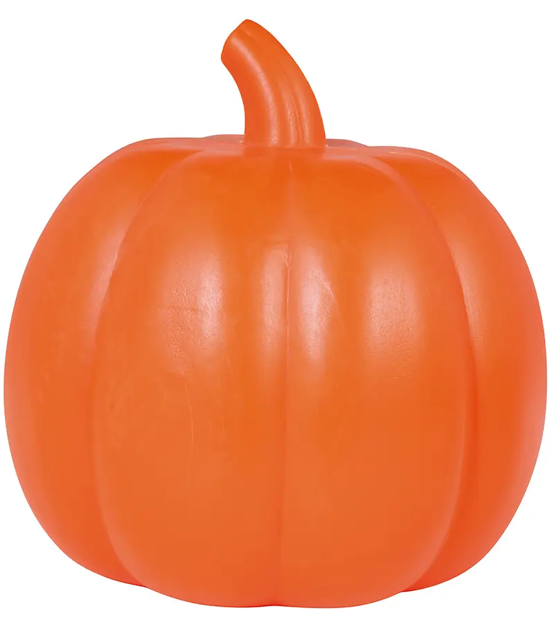 Græskar med lys og lyd, PVC, 32 cm