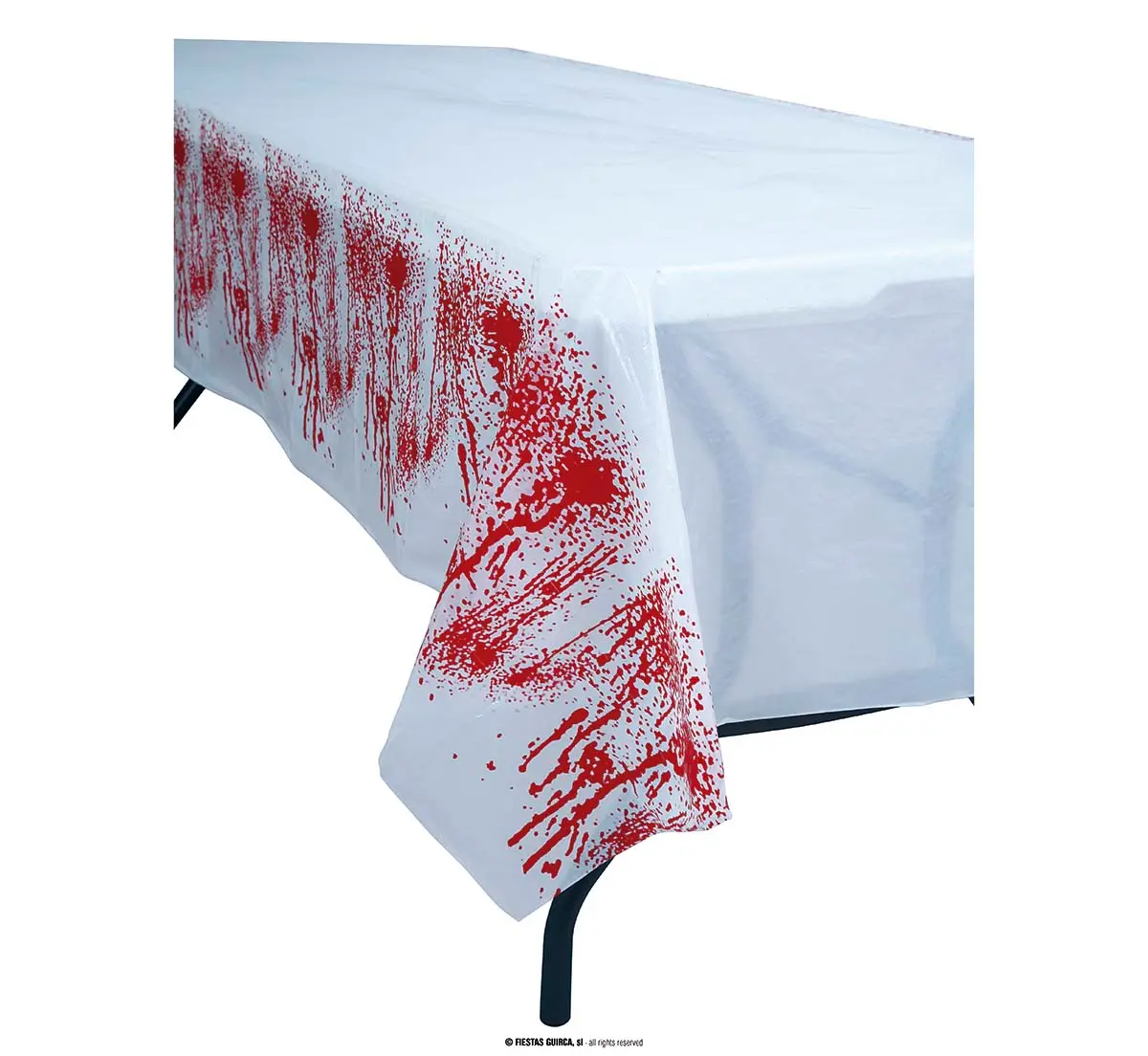 Plastikdug med blod 137 × 277 cm