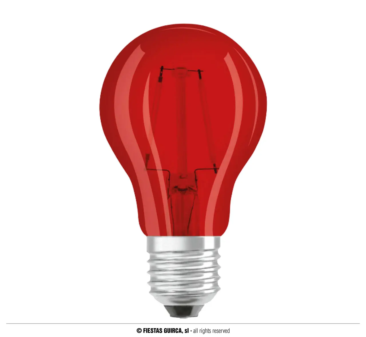 Rød LED-pære 5 W