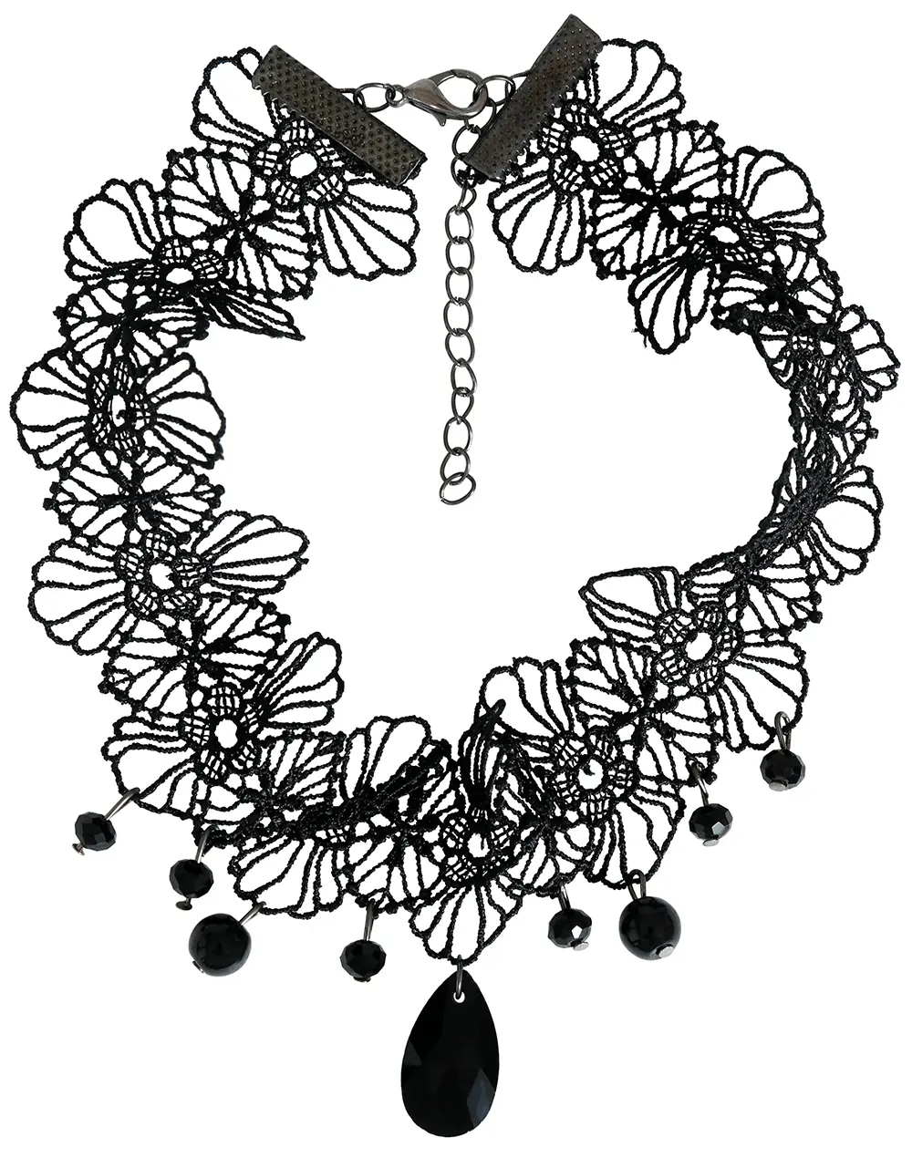 Choker med sort sten