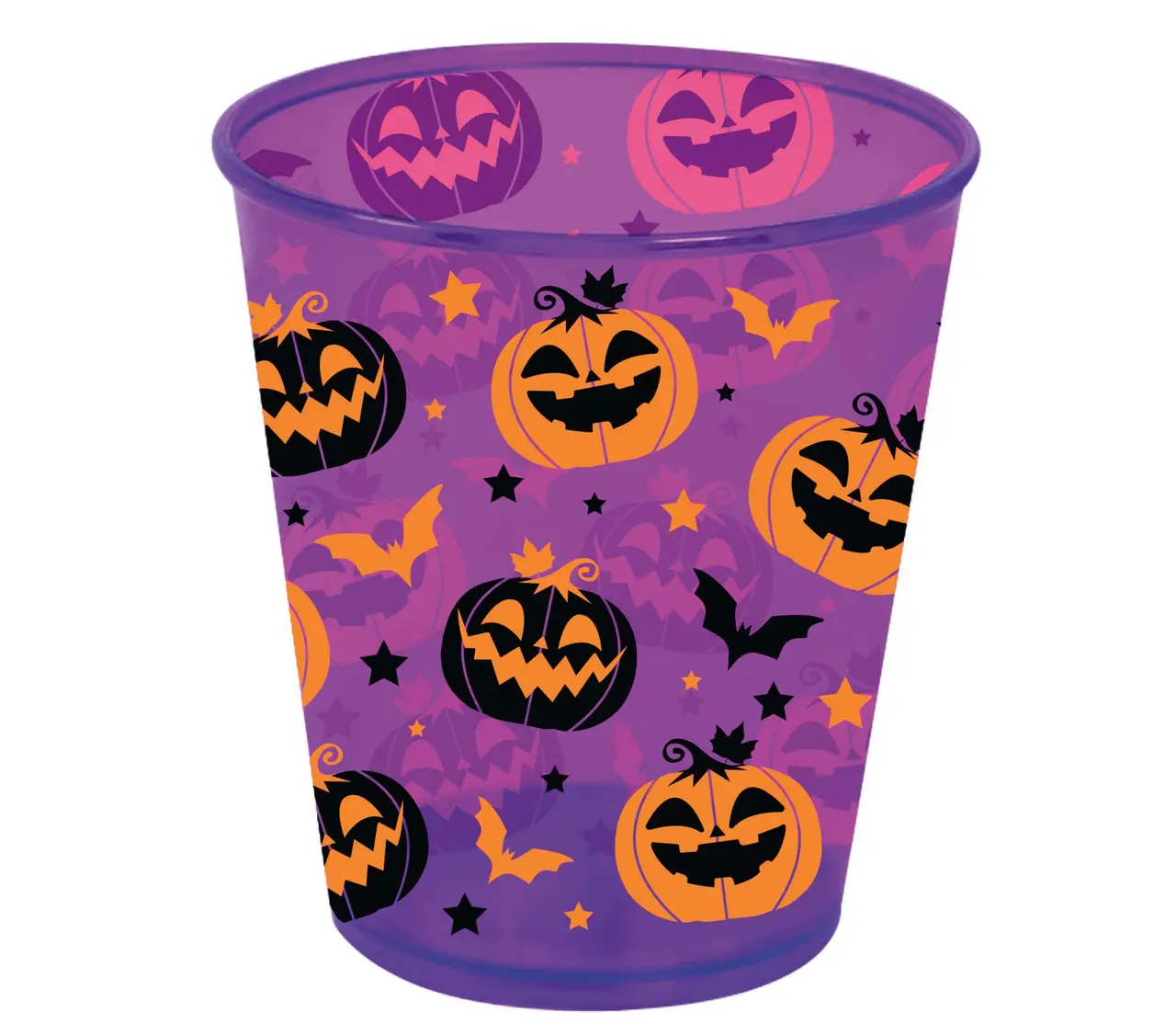 Lilla halloweenglas 10 cm