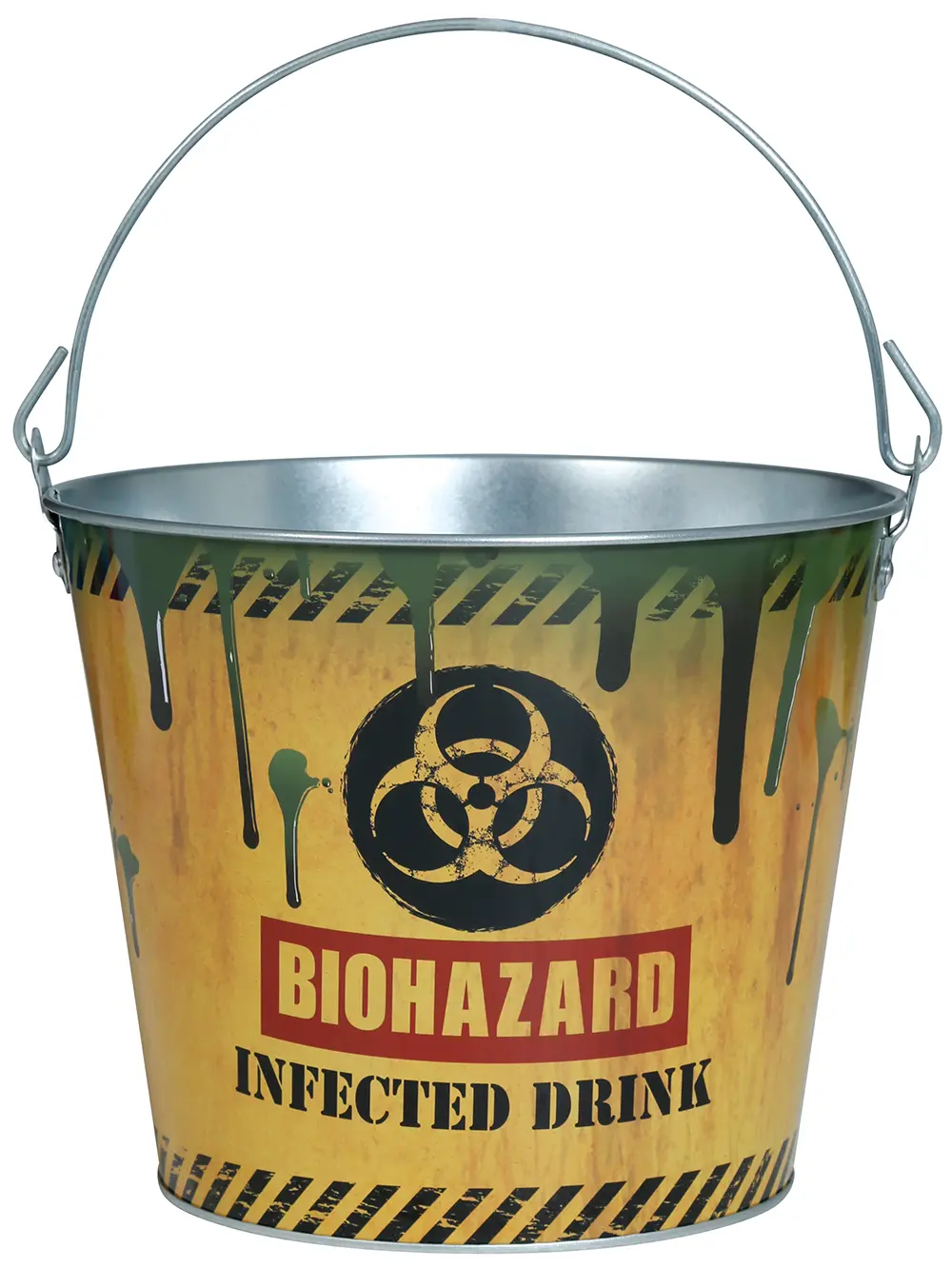 Biohazard-metalspand, 19 × 23 cm