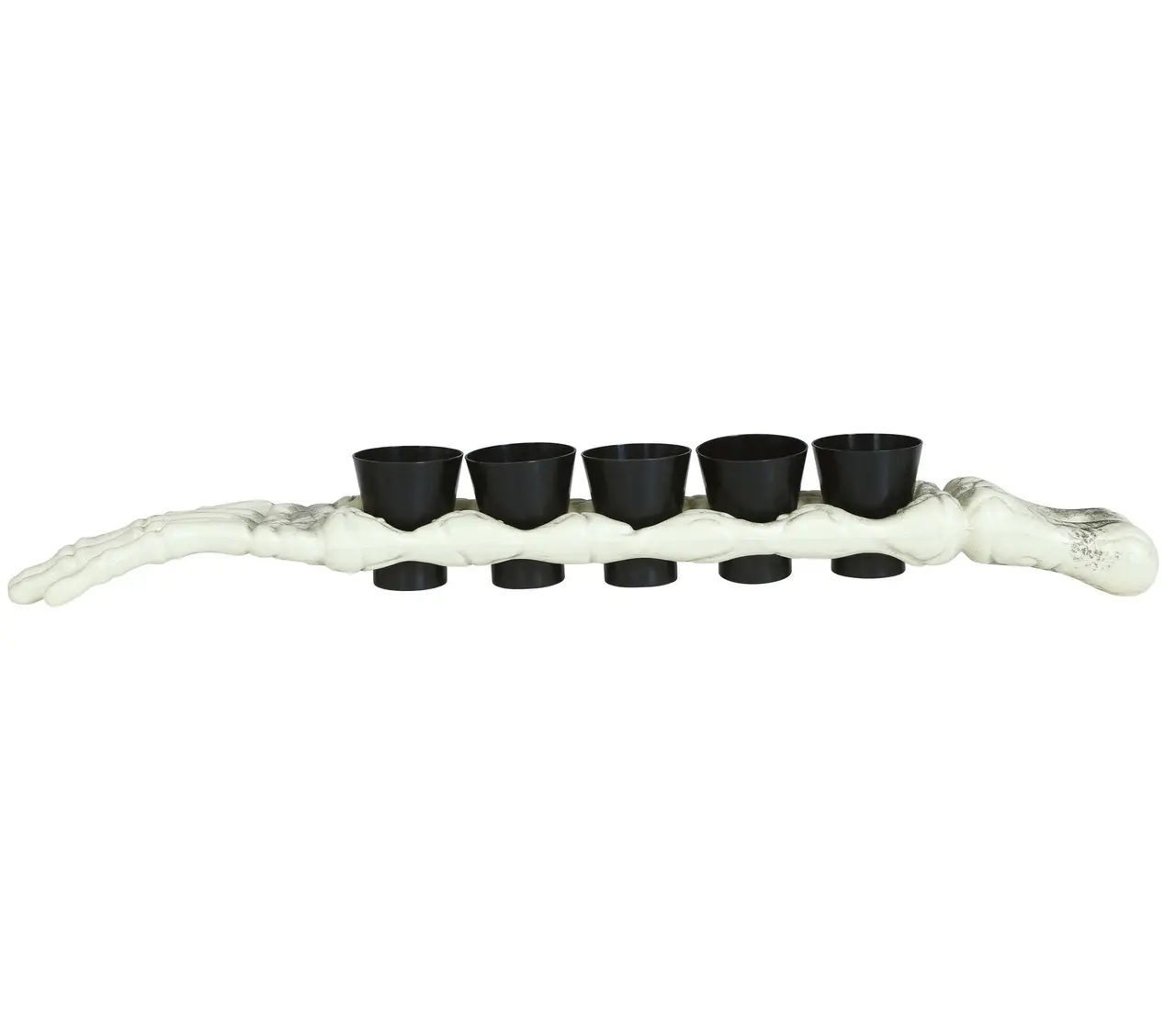 Skeletarm 50 cm med 5 shotglas