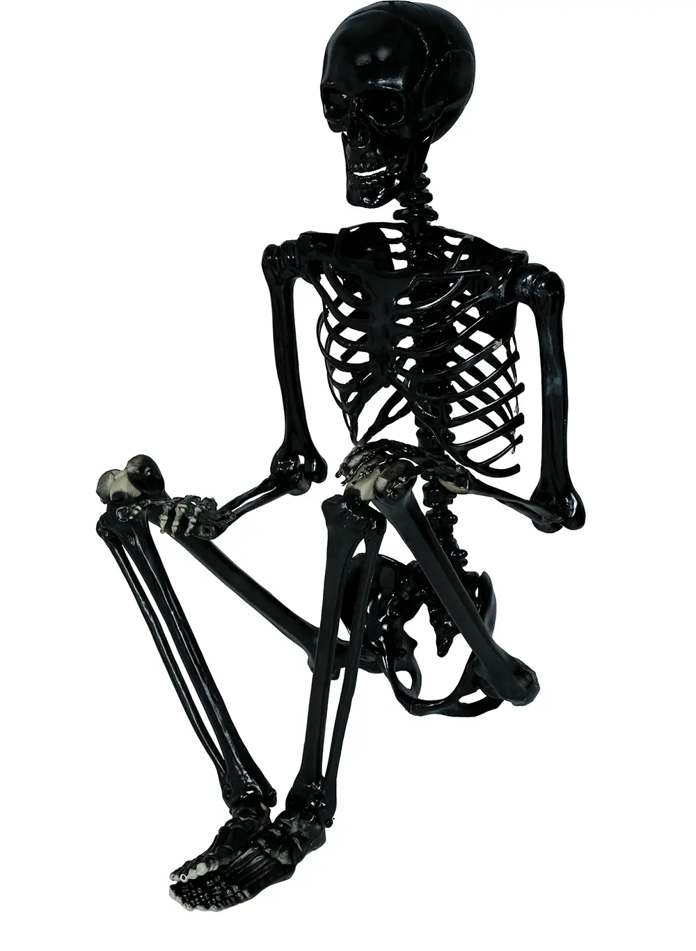 Sort skelet, 90 cm