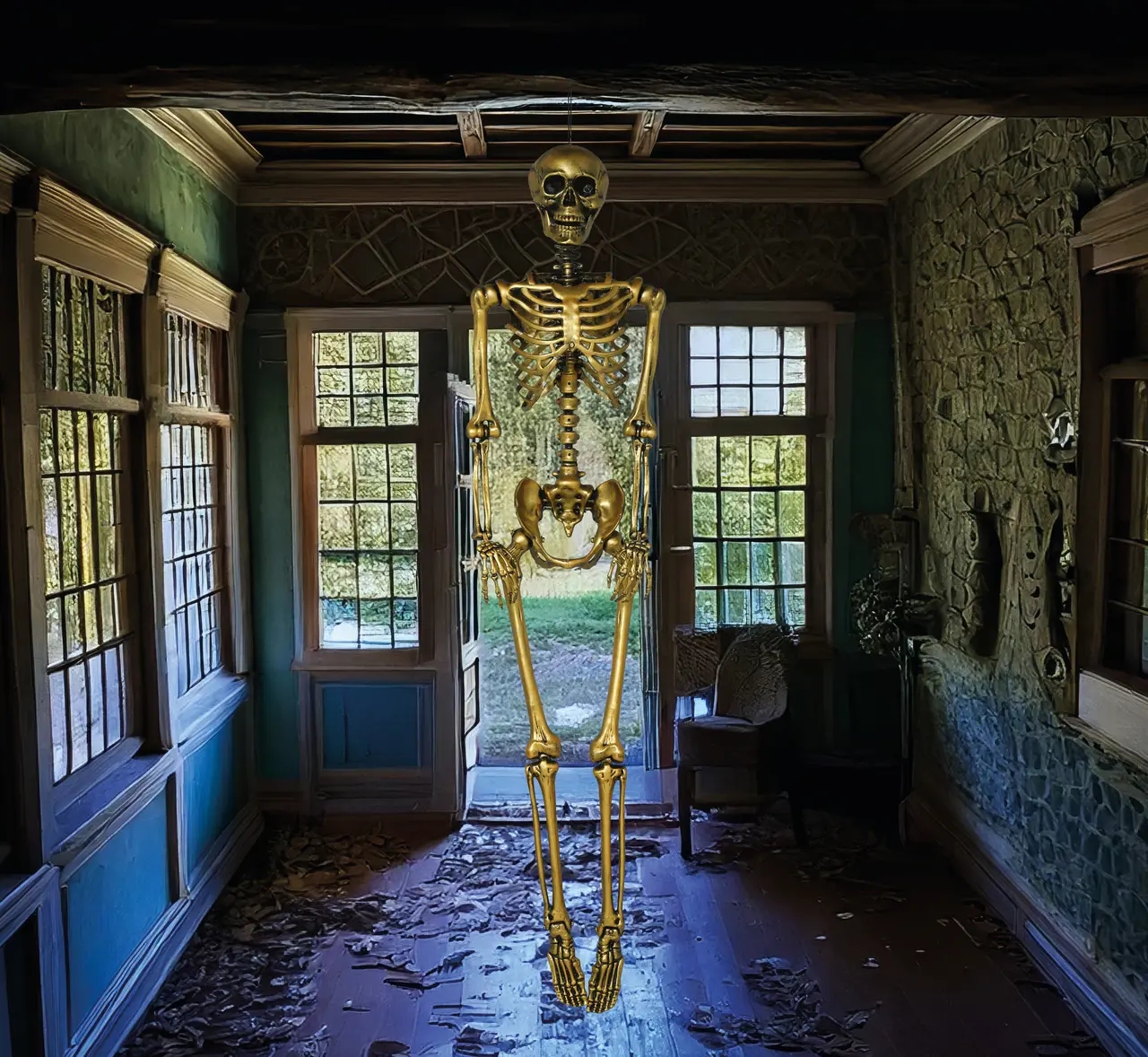 Guldskelet, 90 cm