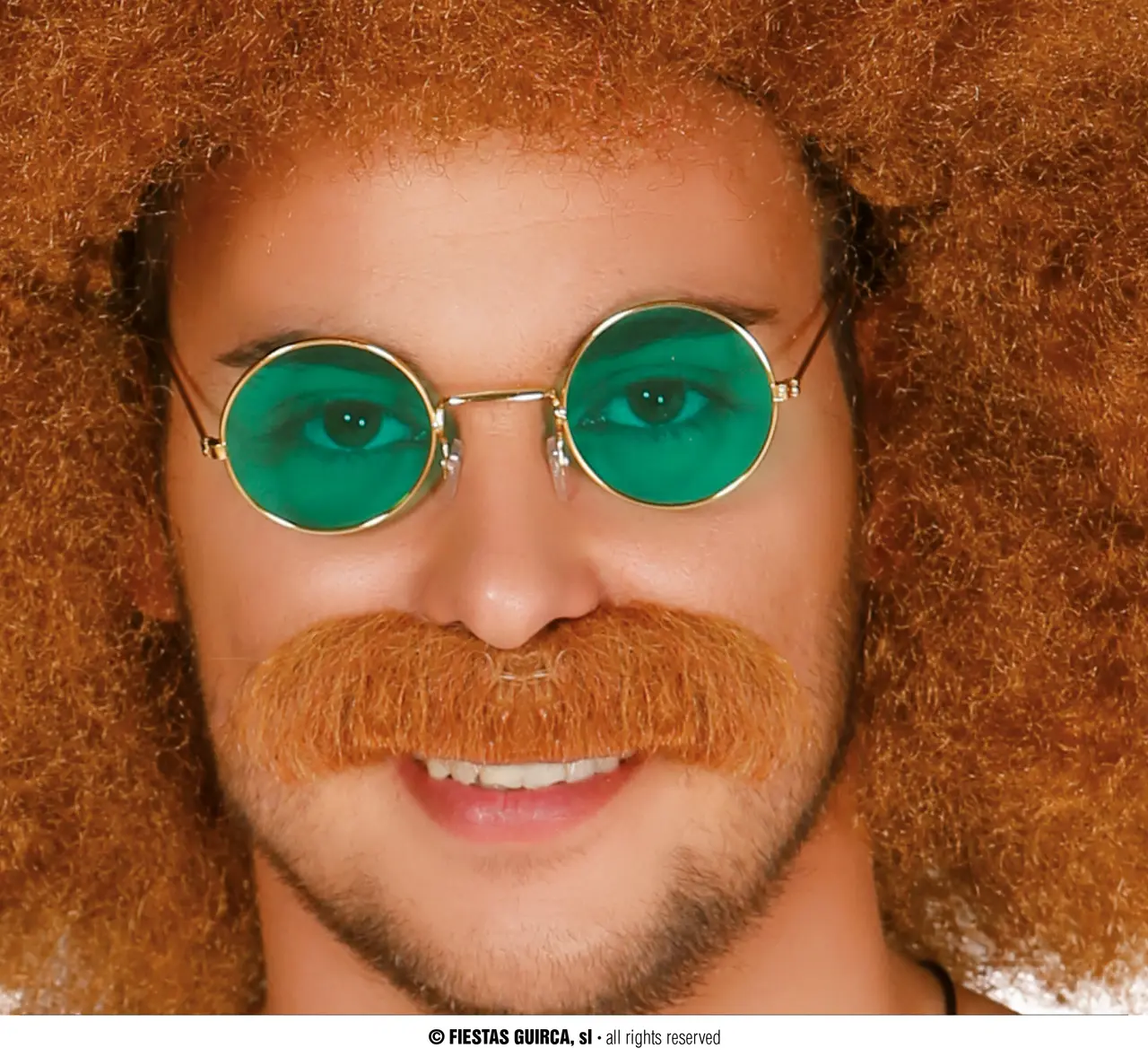 Grønne hippiebriller