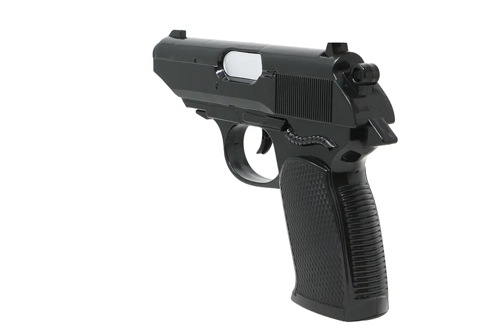 Pistol med lyddæmper 25 cm