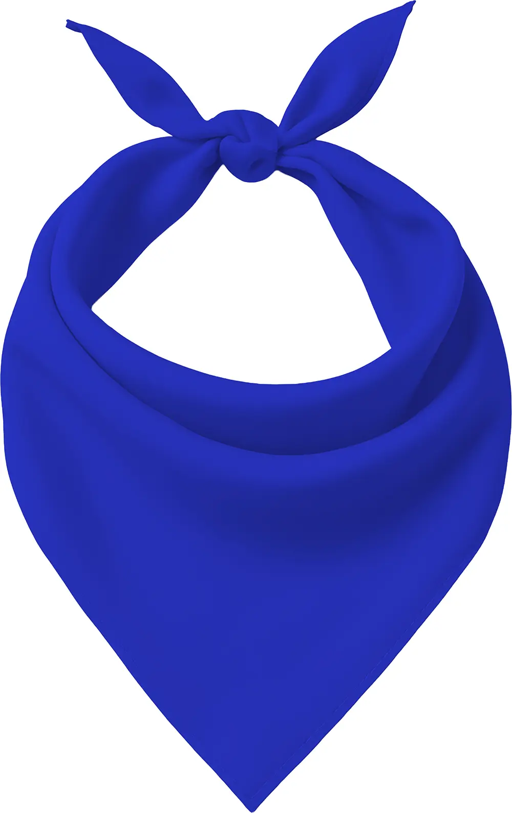 Blå bandana til voksne