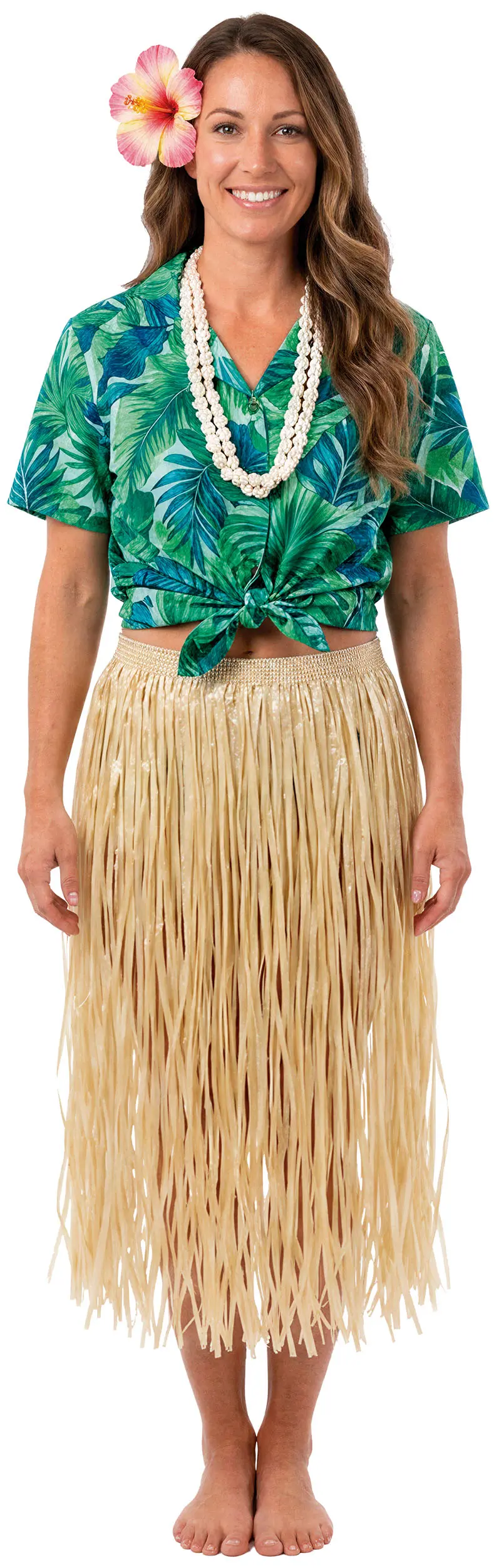 Hawaii-stråskørt, 70 cm
