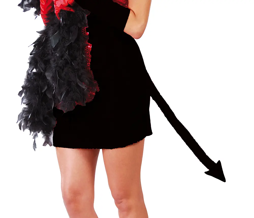 Sort djævlehale, 43 cm