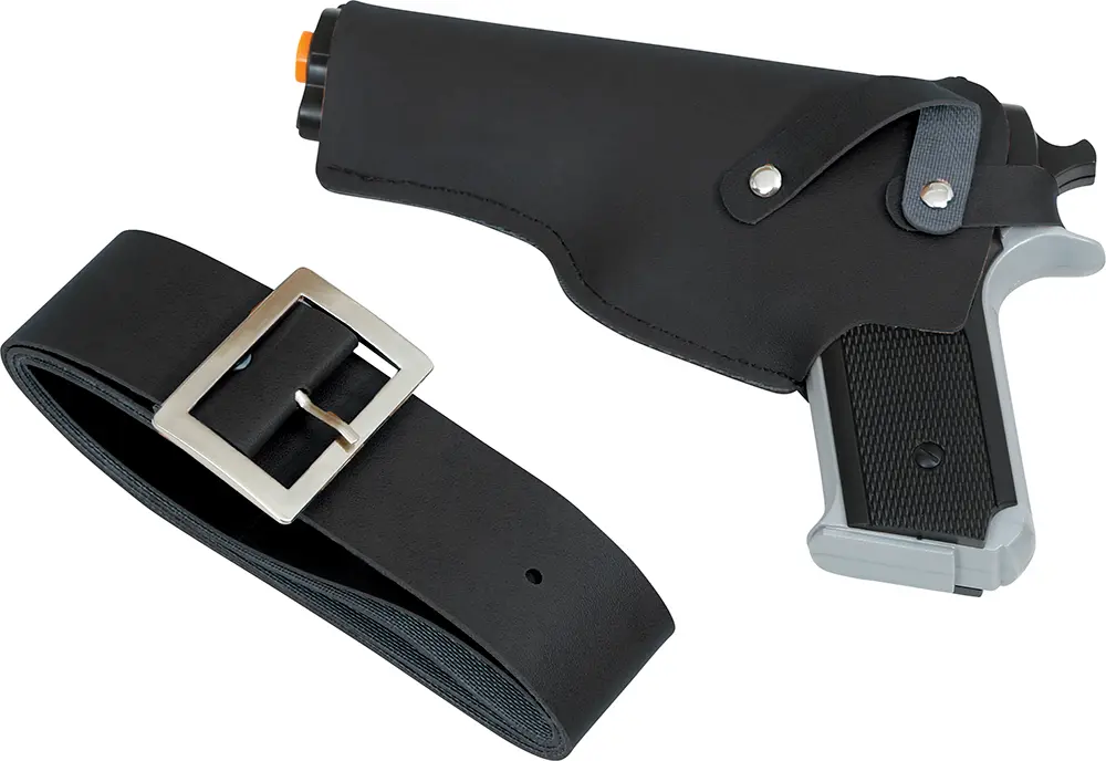 Pistol med hylster, 22 cm