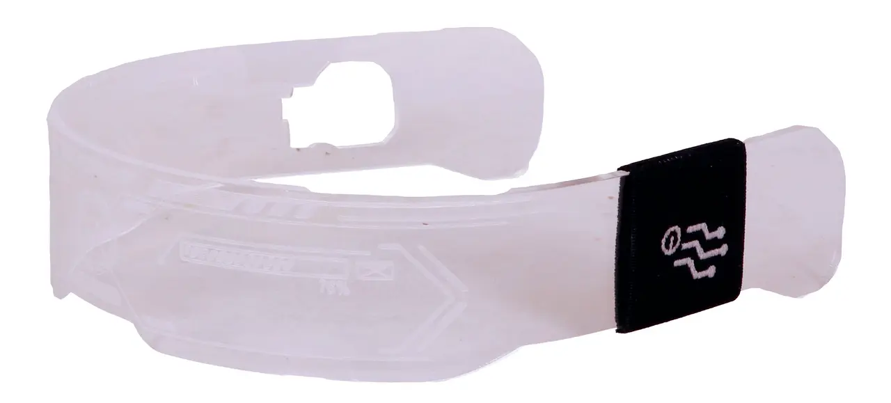 Futuristiske LED-briller, flerfarvede