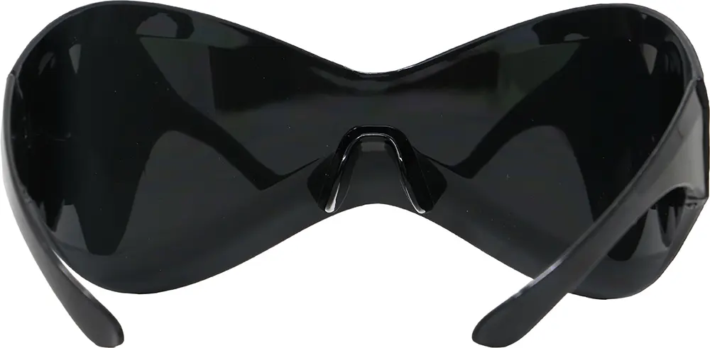 Futuristiske spejlbriller, sølv, model 27329