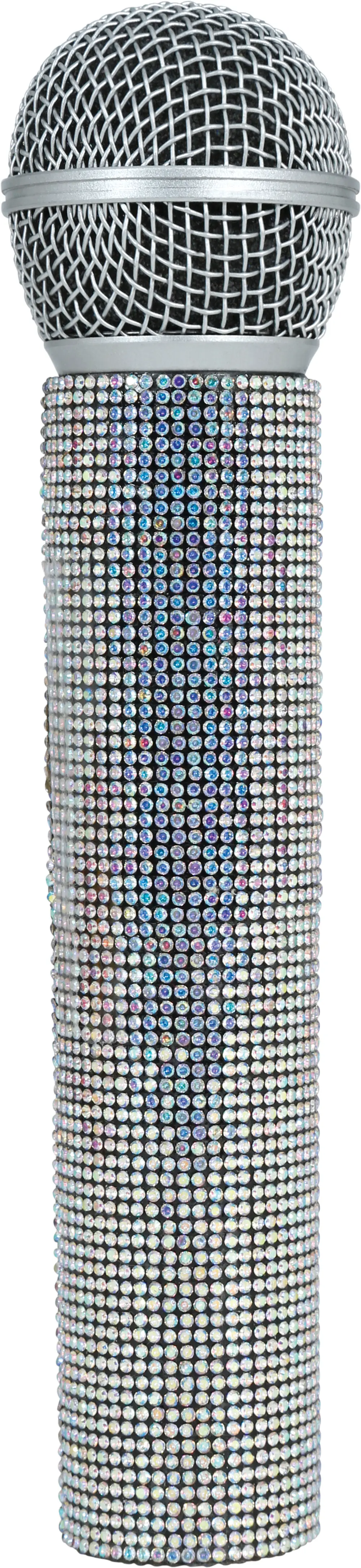 Mikrofon med glimmer 21 cm