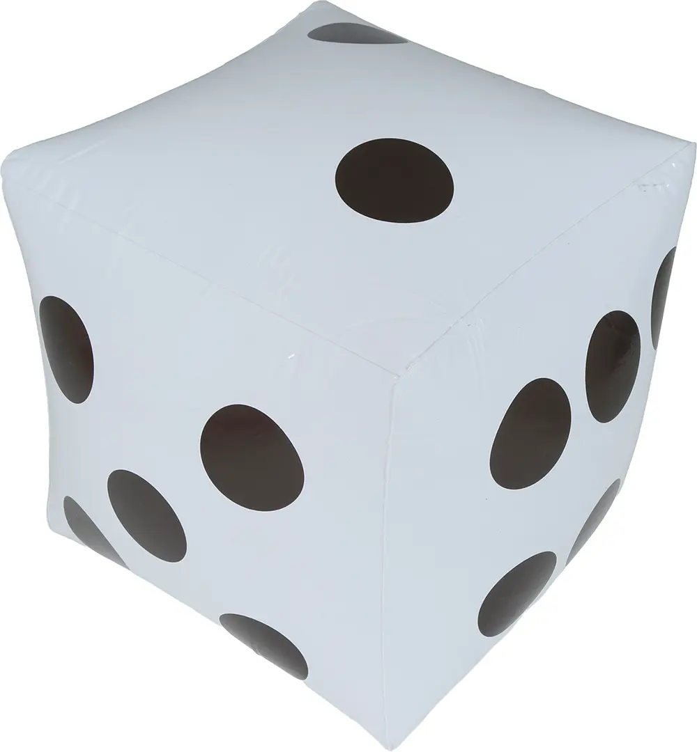 Oppustelig terning 30 × 30 cm