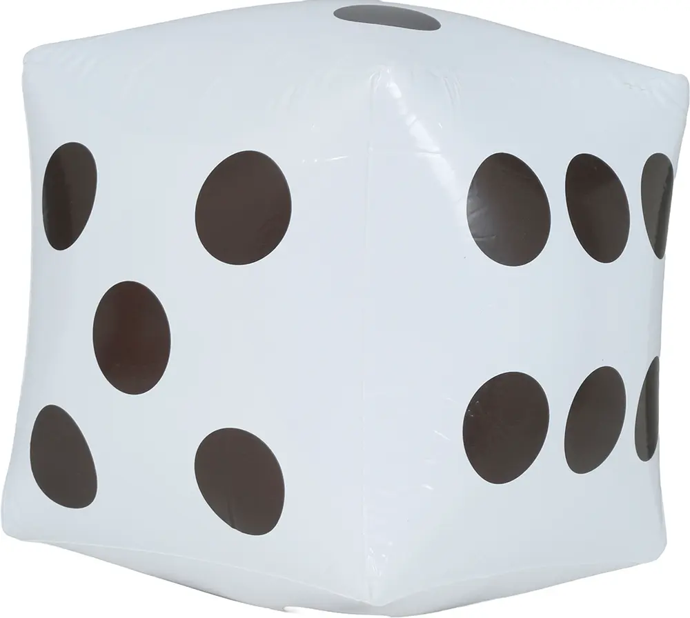 Oppustelig terning 30 × 30 cm