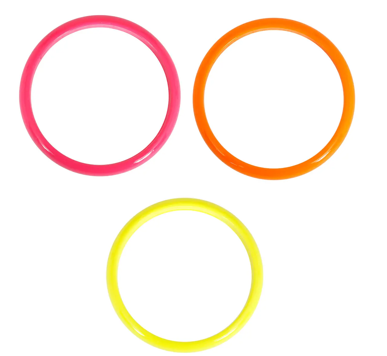 Pose med 4 assorterede armbånd, 7,5 cm