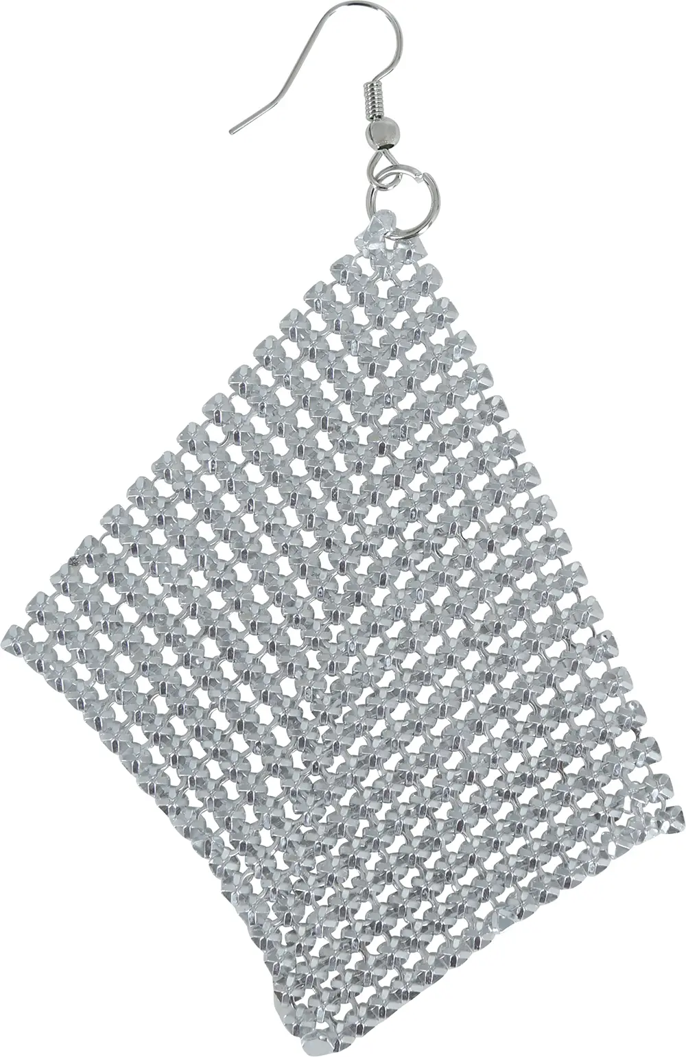 Metalliske øreringe 9 cm