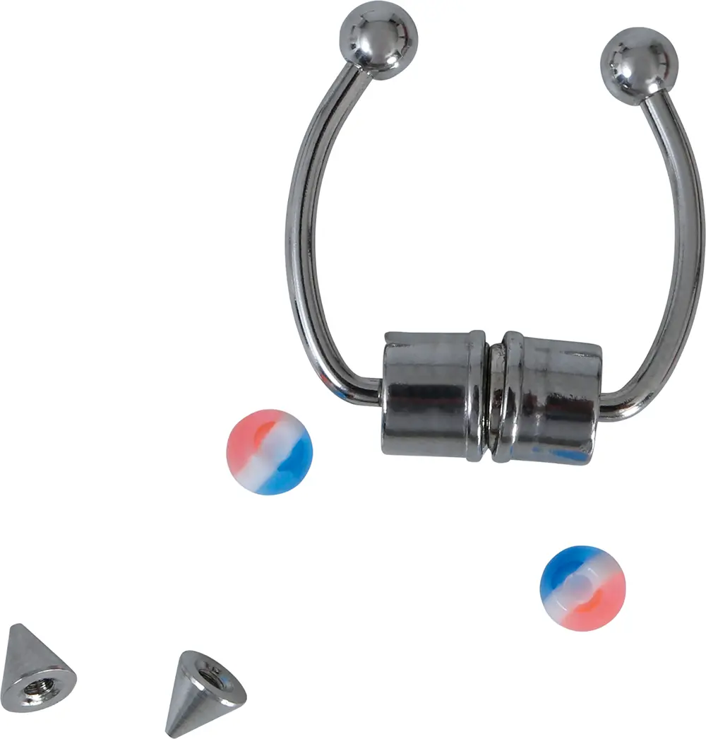 Assorteret falsk næsepiercing