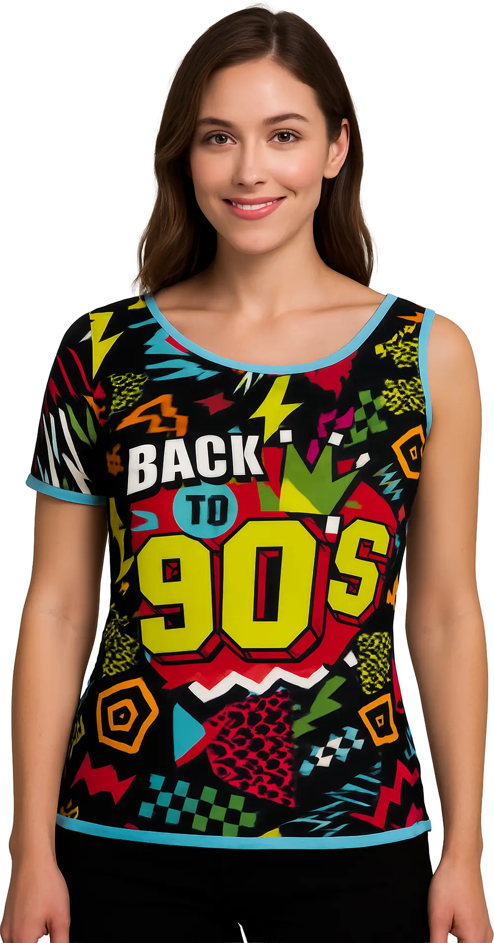 90'er-T-shirt til damer
