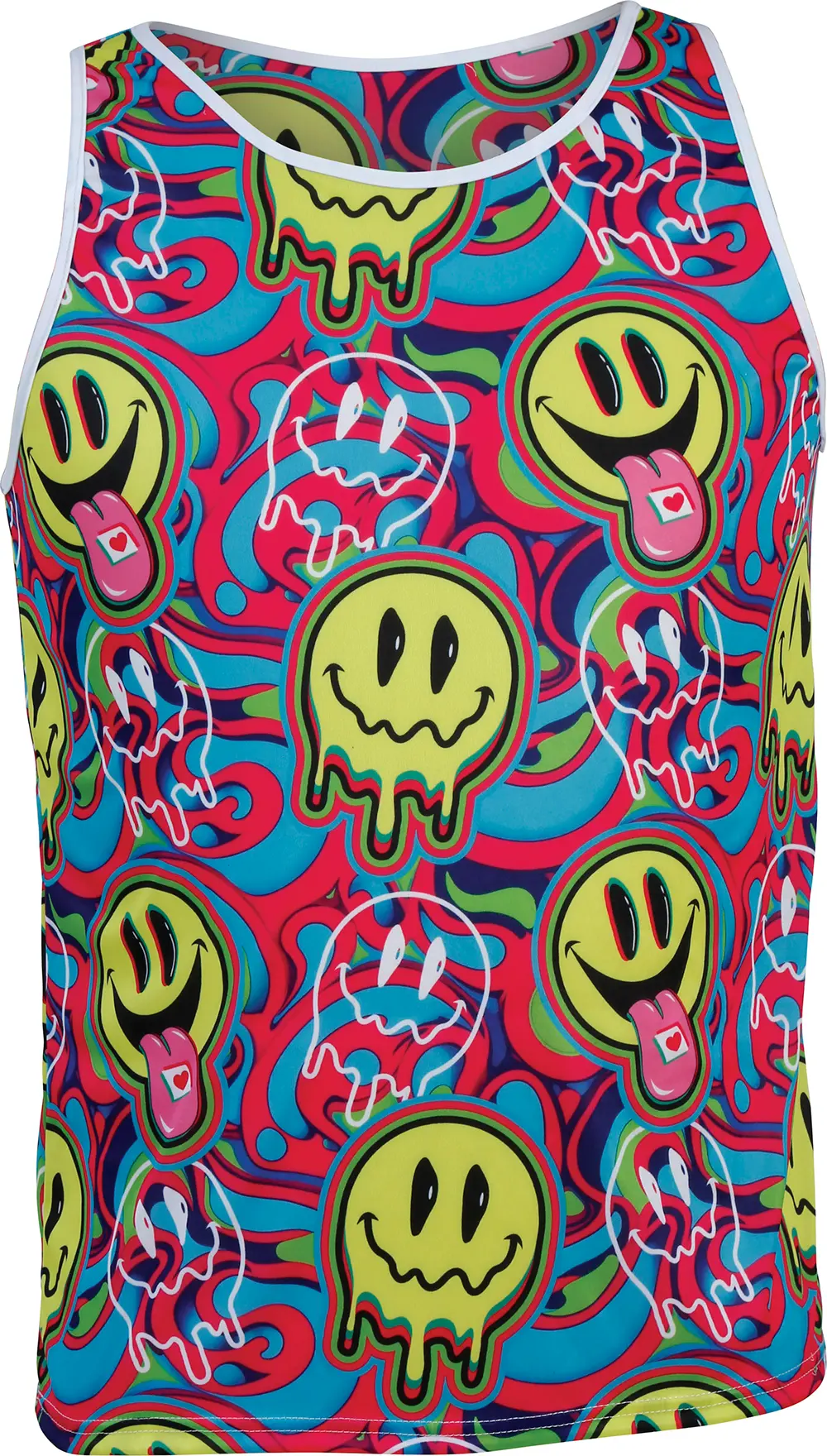 Psykedelisk acid-T-shirt til herrer