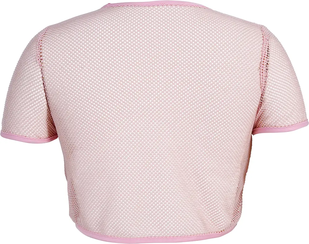 Acid-T-shirt i mesh til damer