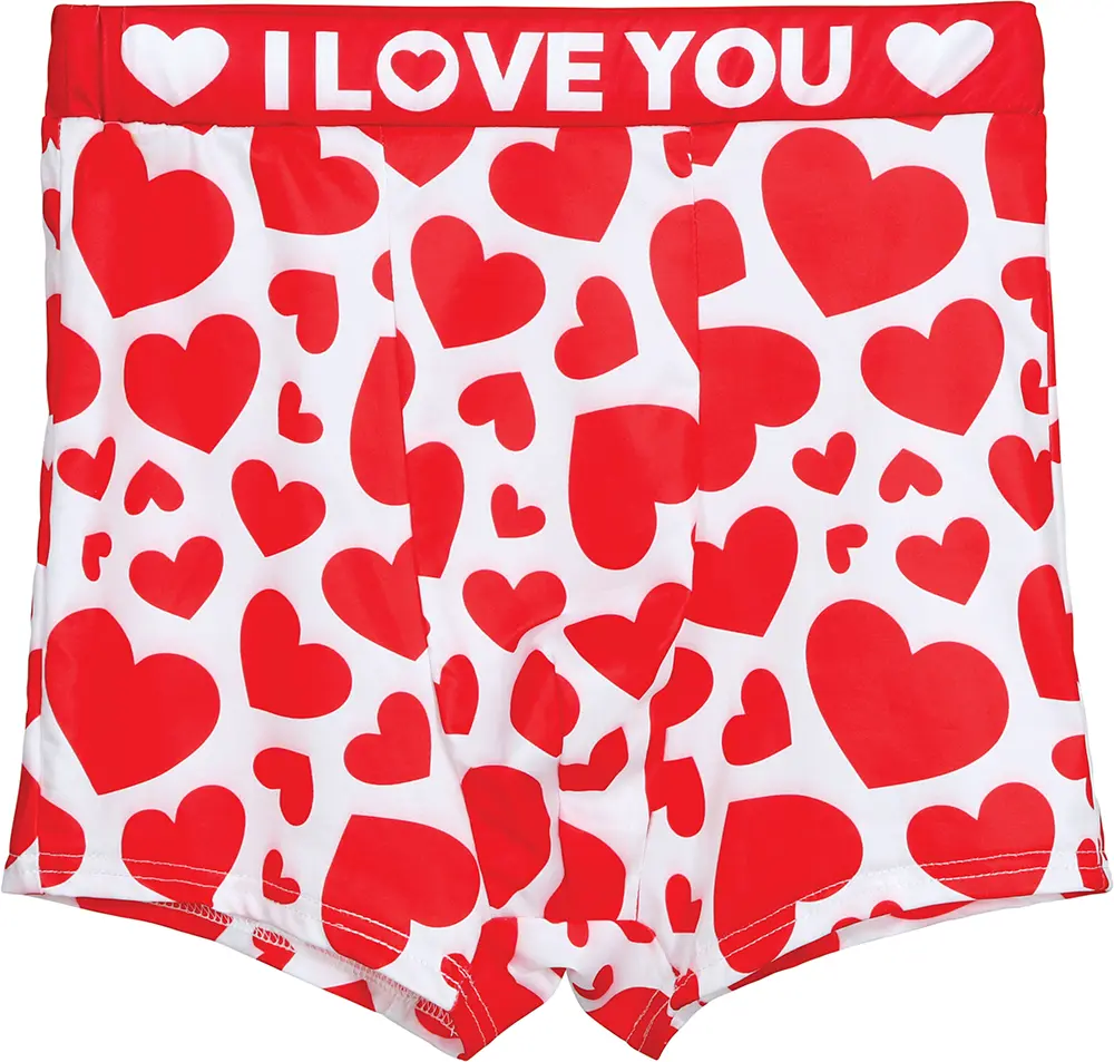 Underbukser "I love you" til herrer