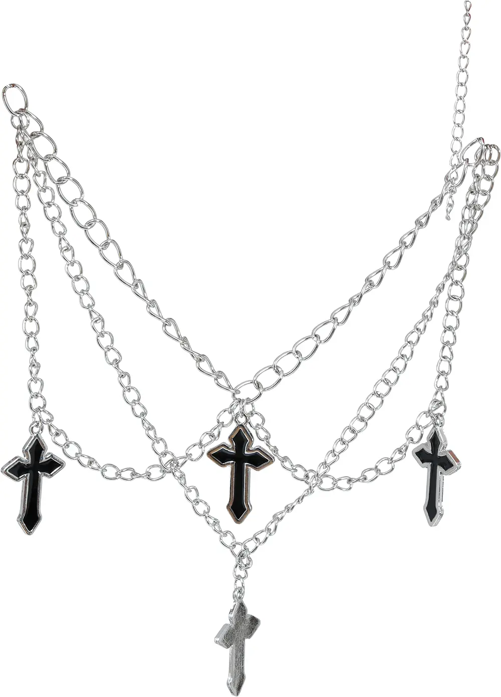 Halskæde med 4 kors