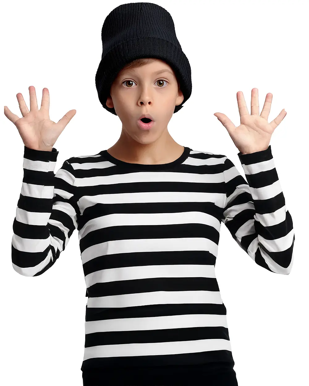 Stribet T-shirt til voksne, model 27563
