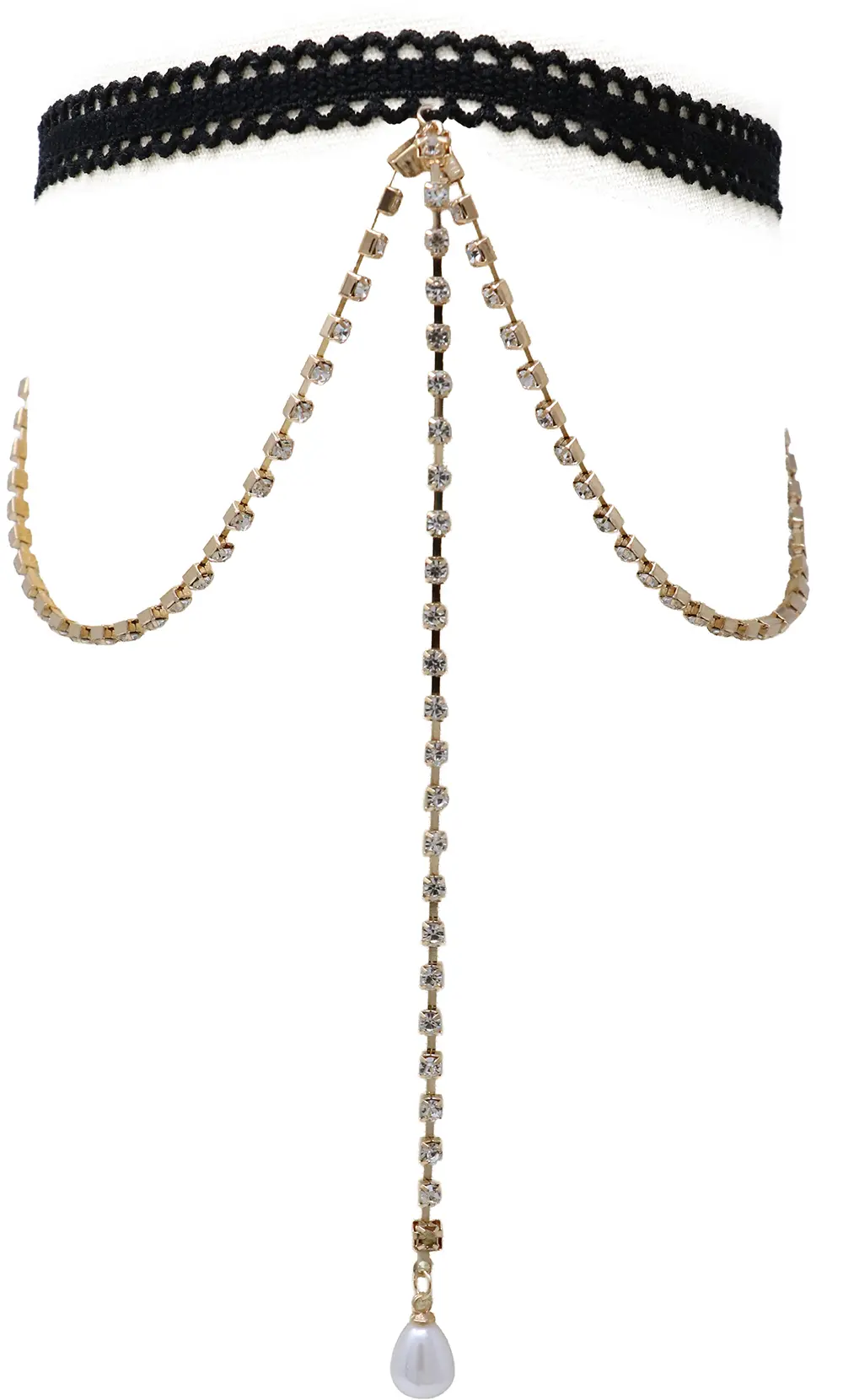 Armring med falske diamanter