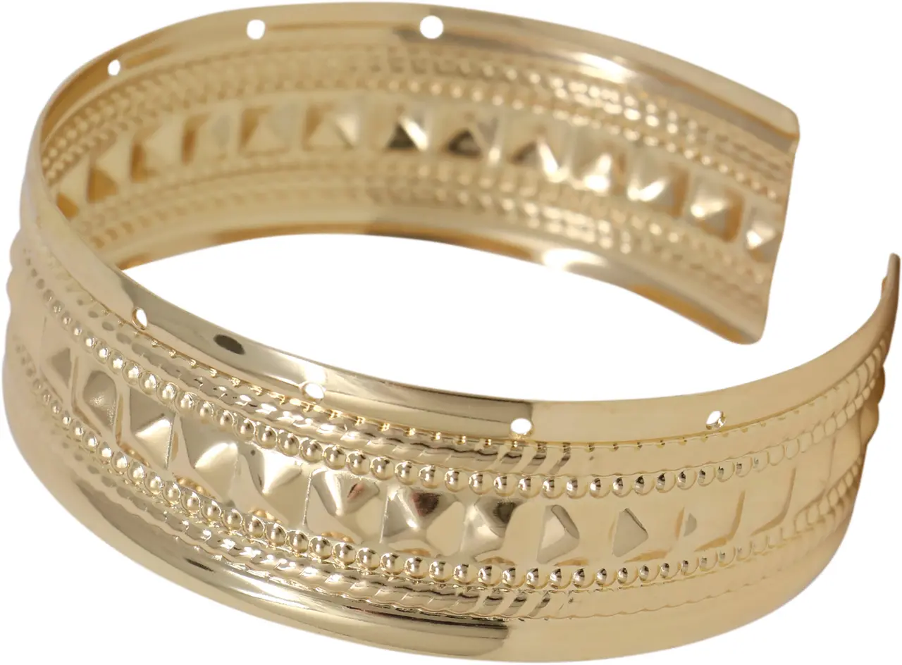 Metallisk armbånd, guld