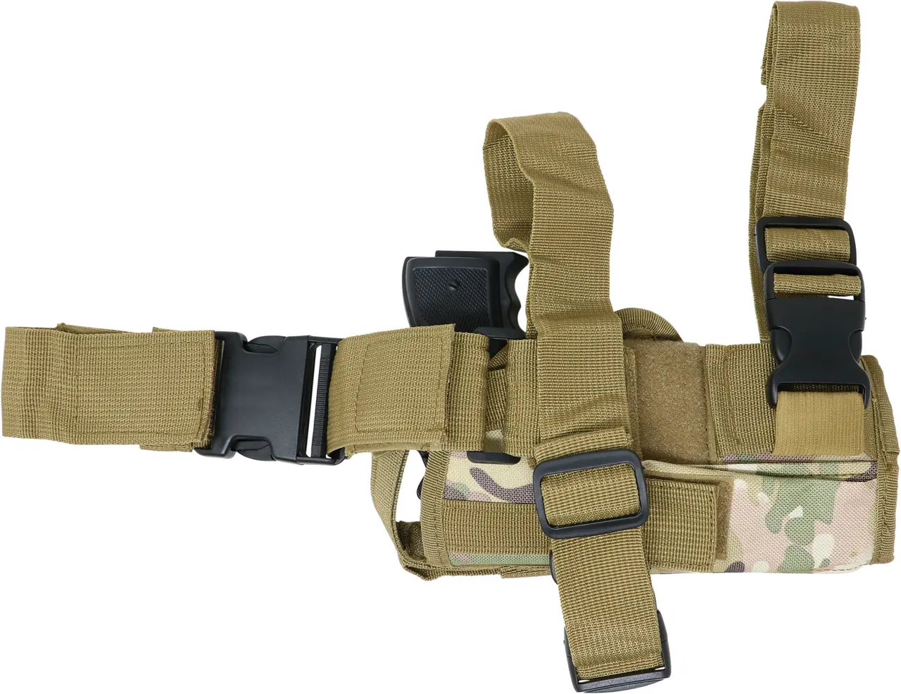 Hylster med pistol, grøn
