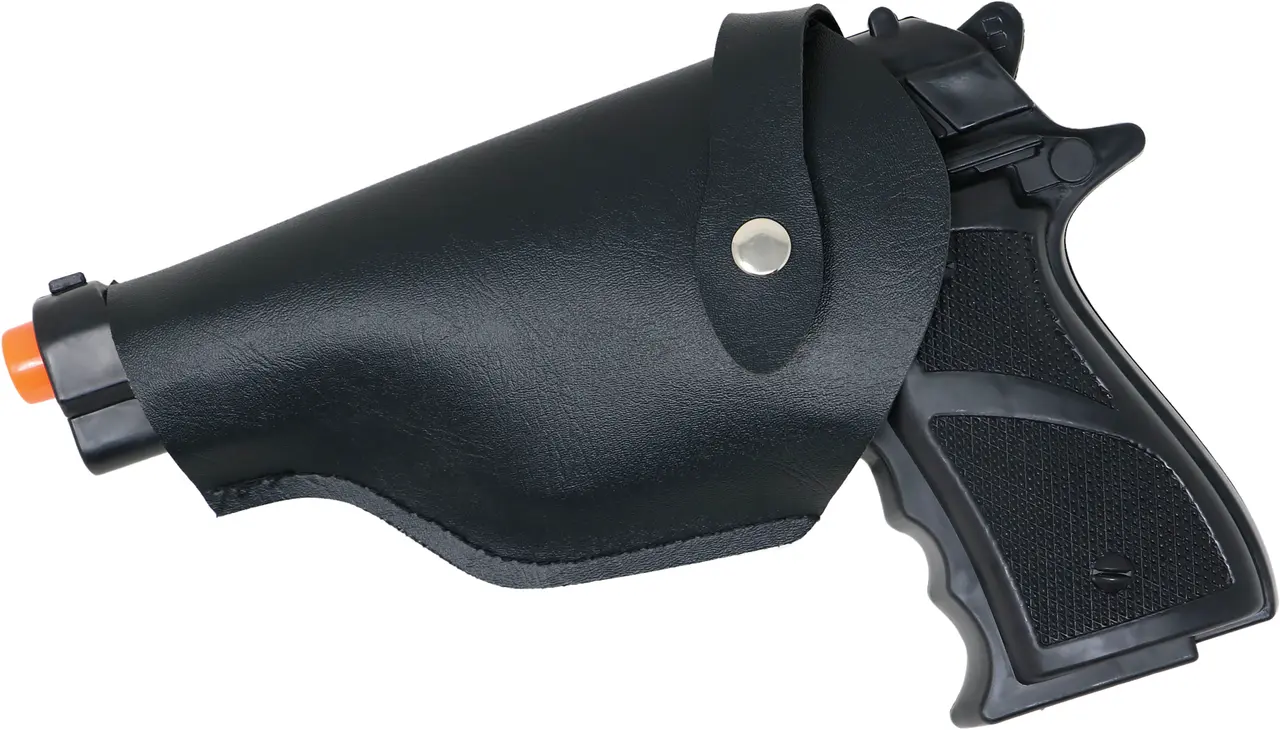 Pistol med hylster